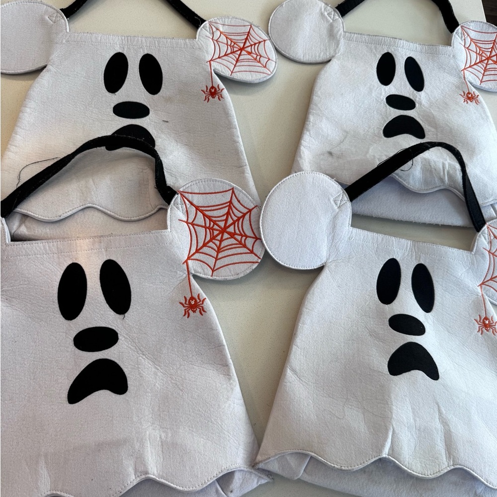 Kids Disney Ghost trick or treat bags